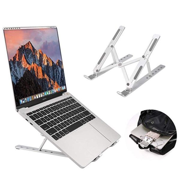 Adjustable Laptop and Tablet Stand, designed for ultimate comfort, portability, and durability. Perfect for laptops, tablets, and devices ranging from 10 to 15.6 inches