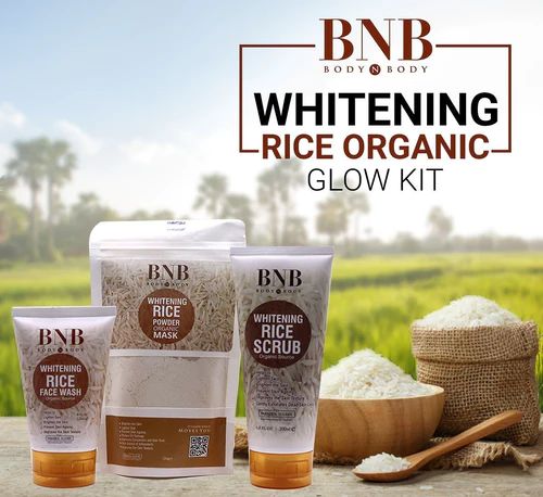 BNB 3-in-1 Whitening Rice Extract Bright & Glow Kit