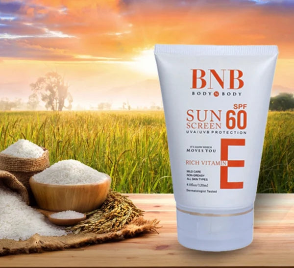 BNB Sun Screen SPF-60 Rich Vitamin E (120ml)