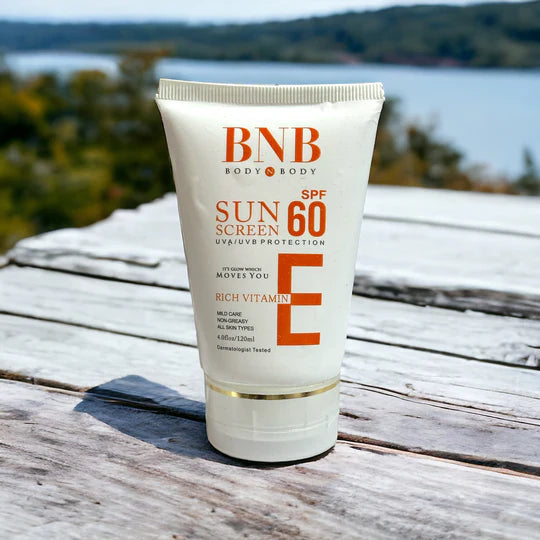 BNB Sun Screen SPF-60 Rich Vitamin E (120ml)