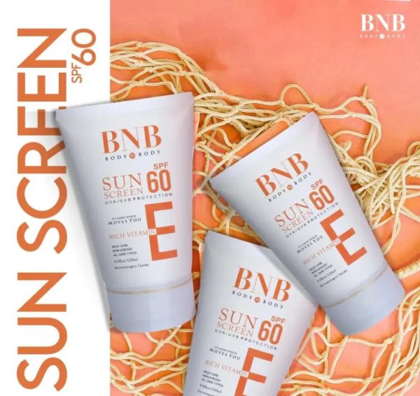 BNB Sun Screen SPF-60 Rich Vitamin E (120ml)