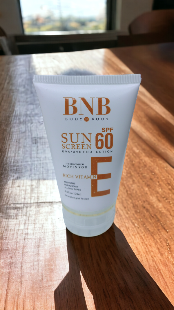 BNB Sun Screen SPF-60 Rich Vitamin E (120ml)