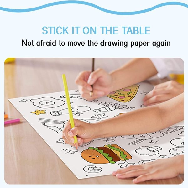 extra-long coloring paper roll – a fun, mess-free way for kids to explore art, express ideas, and develop motor skills!