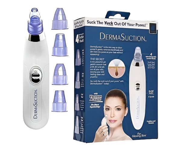 DERMA SUCTION – Blackhead, Acne & Oil Remover Vacuum