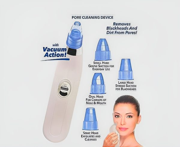 DERMA SUCTION – Blackhead, Acne & Oil Remover Vacuum