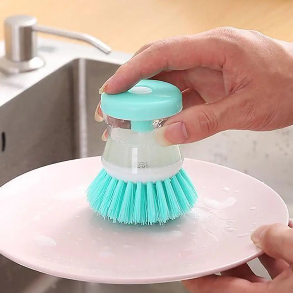 Mini Kitchen Liquid Dish Cleaning Brush