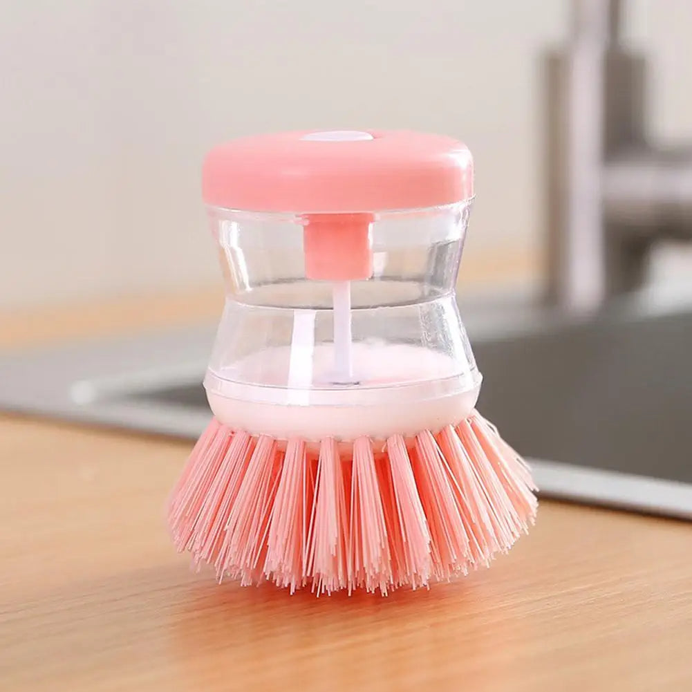 Mini Kitchen Liquid Dish Cleaning Brush