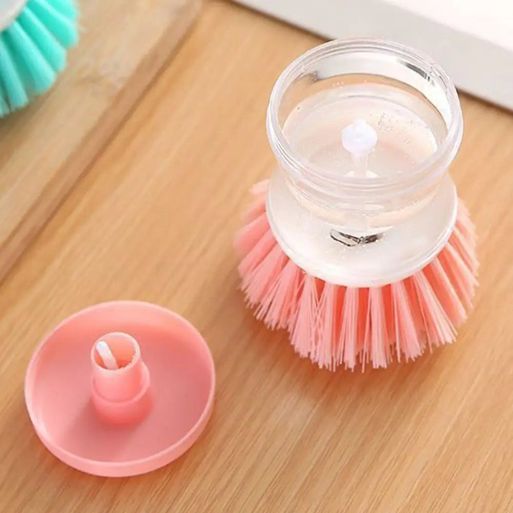 Mini Kitchen Liquid Dish Cleaning Brush