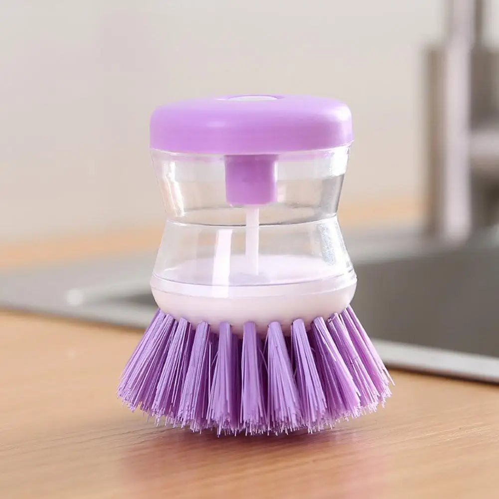 Mini Kitchen Liquid Dish Cleaning Brush