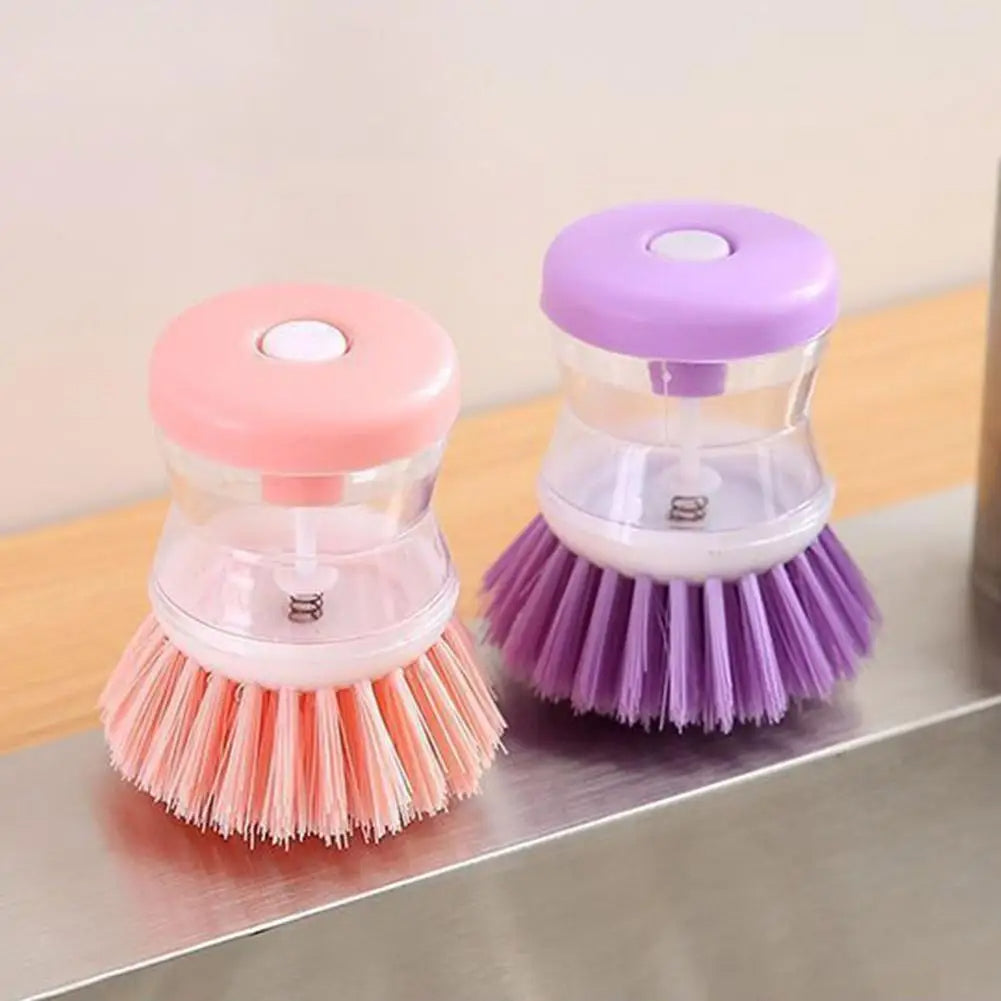 Mini Kitchen Liquid Dish Cleaning Brush