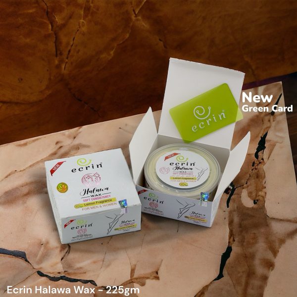 Ecrin Organic Halawa Wax – 100% Natural Lemon & Sugar Formula