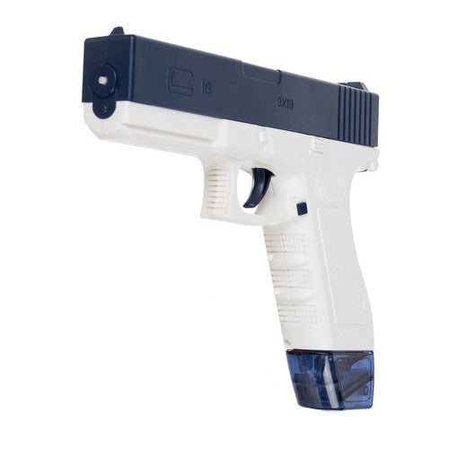 Electric automatic rechargeable water gun toy with dual magazine for boys and adults – random color