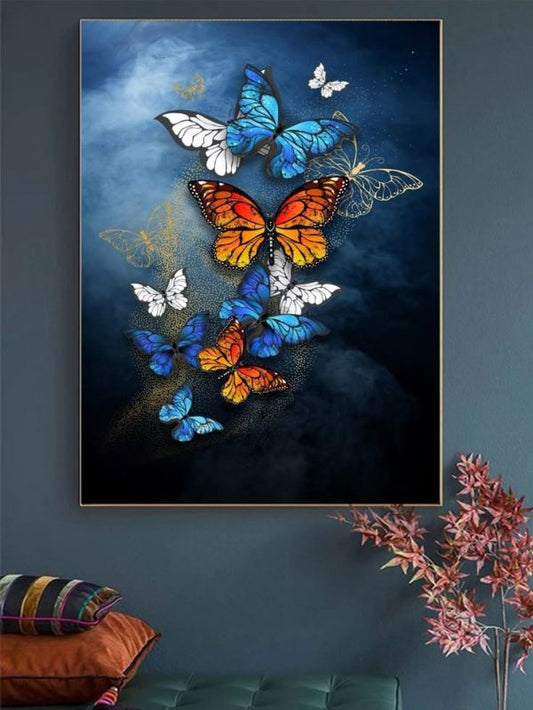 Elegant Metal Butterfly Wall Decoration for Living Room and Bedroom – Nature-Inspired Modern Home Wall Art
