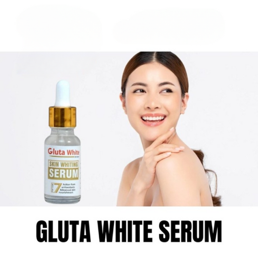 Gluta White Face Glowing Serum – 30ml | Glutathione Brightening, Hydration & Antioxidant Protection