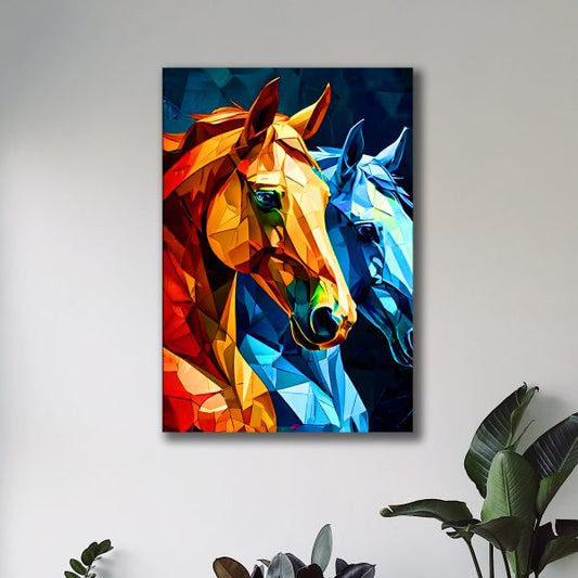 Horse Aesthetic Wooden Frame