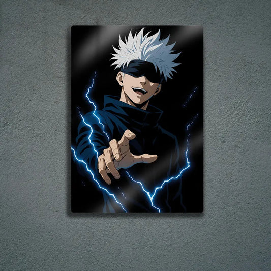 Anime Metal Wall Frame 8x11 Inches – High-Quality Digital Printing for Home and Office Decor
