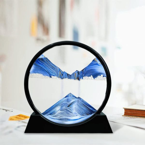 6-Inch Moving Sand Art Sandscape with Metal Stand
