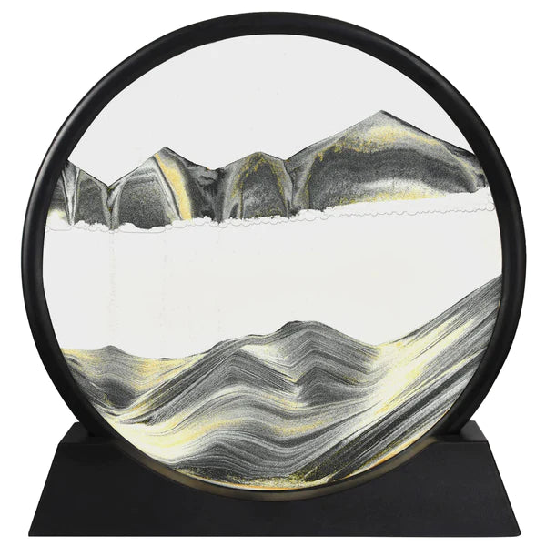 6-Inch Moving Sand Art Sandscape with Metal Stand