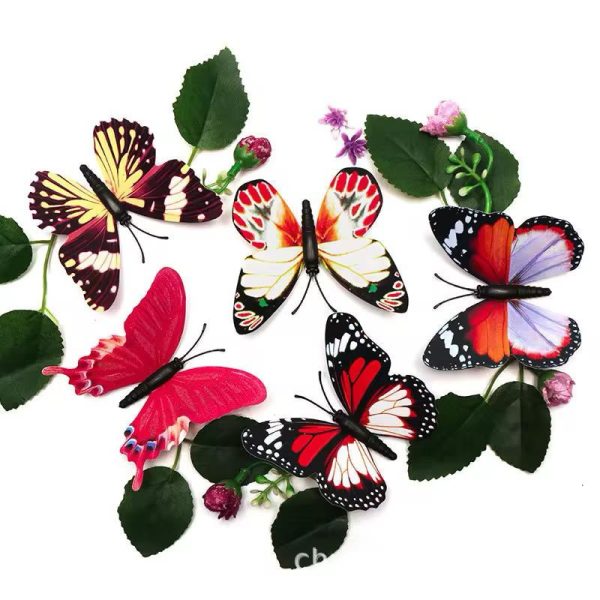 3D Monarch Butterfly Wall Decor – Magnetic & Adhesive Butterflies