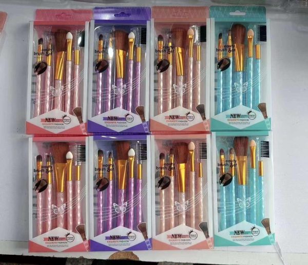 Renora Soft Makeup Brush Set (Pack of 5 - Random Color)