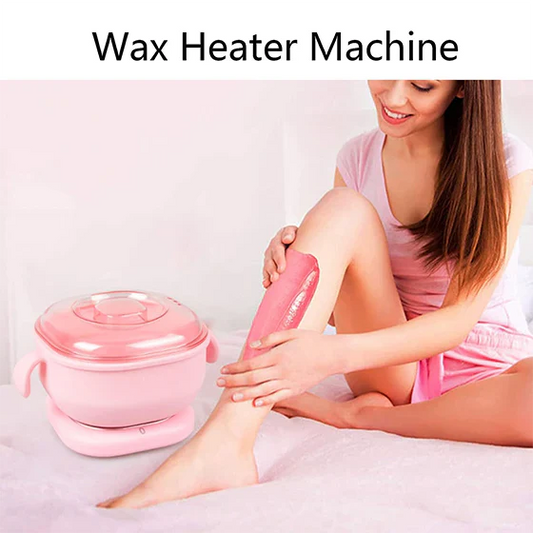 Portable Silicone Wax Warmer | Electric Wax Heater Machine for Hair Removal | Hot Pot Wax Melter for Home Use