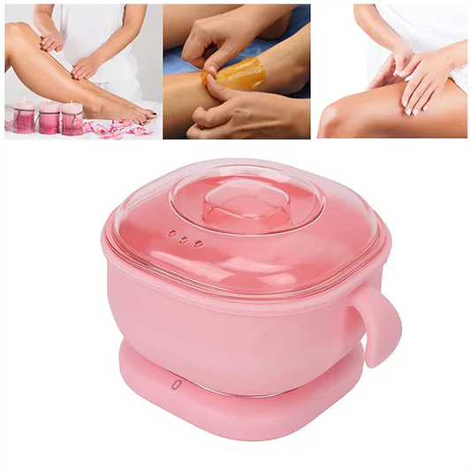 Portable Silicone Wax Warmer | Electric Wax Heater Machine for Hair Removal | Hot Pot Wax Melter for Home Use