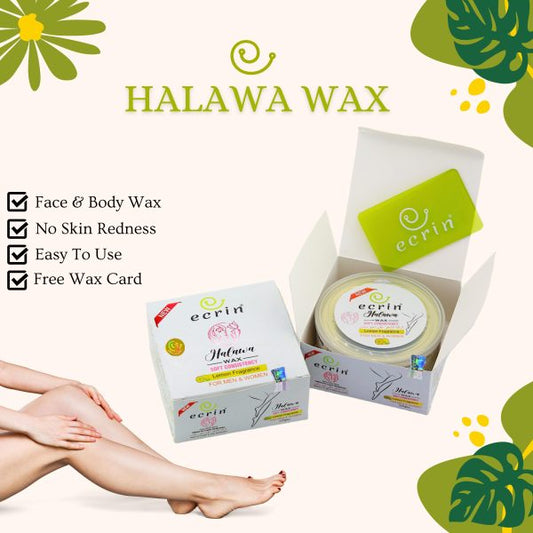 Ecrin Organic Halawa Wax – 100% Natural Lemon & Sugar Formula