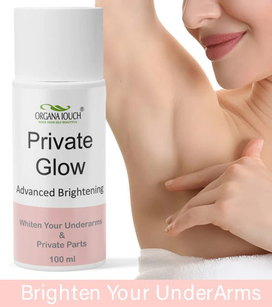 Private Glow Brightening Cream | Underarm & Intimate Area Whitening | 100ml Fast-Acting Formula for Men & Women