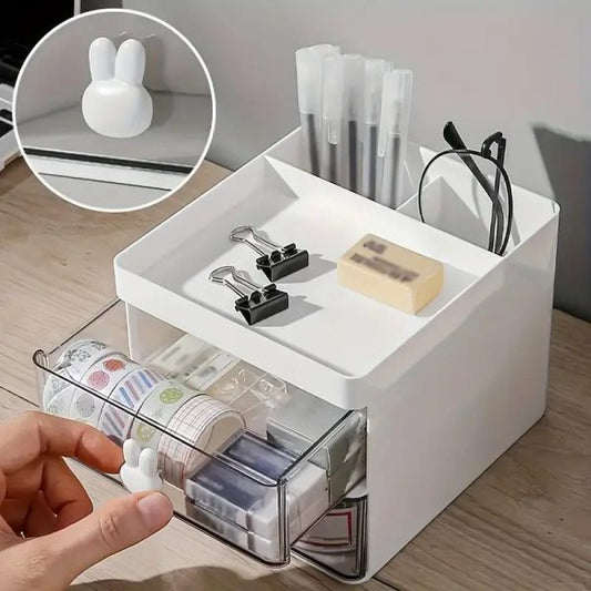 Rabbit Handle Multi-Functional Jewellery & Desk Organizer