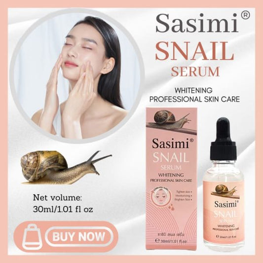 Sasimi Snail Serum | Anti-Aging, Whitening & Moisturizing Serum for Pores, Acne & Dark Spots – 30ml